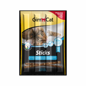 GimCat Sticks Somon si Cod, 20 g Cod imagine 2022