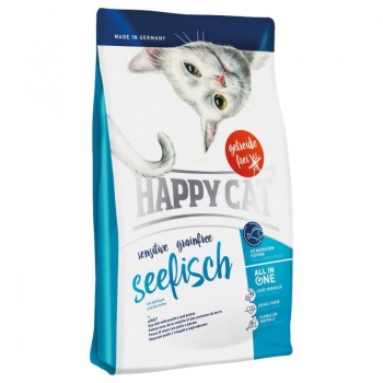 Happy Cat Sensitive Grain Free Adult, Peste si Pui, 1.4 kg