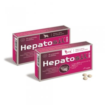 Supliment Nutritiv Hepatosil 200/20 30 tablete pentruanimale.ro