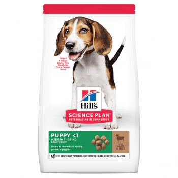 Hill’s SP Canine Puppy Medium Lamb&Rice, 2.5 Kg 2.5 imagine 2022