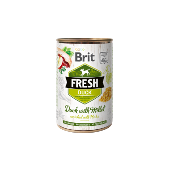 Brit Fresh Duck with Millet 400 g imagine