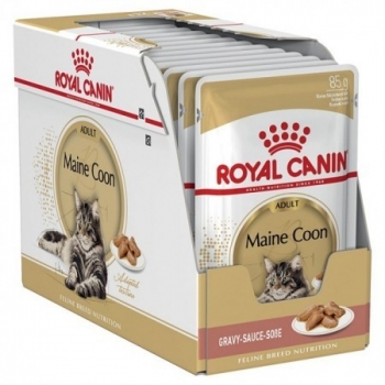 Royal Canin Maine Coon Adult, bax hrană umedă pisici, (în sos), 85g x 12 (în imagine 2022