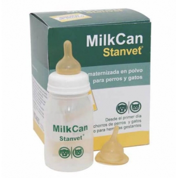 Lapte Praf Pentru Caini Si Pisici MilkCan + Biberon, 400 g imagine