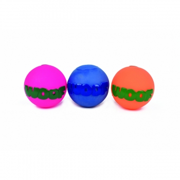 LEOPET Woof, jucărie minge câini, S-L, vinil, activități fizice, diverse culori, ⌀8 cm ⌀8 imagine 2022