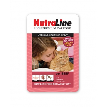 Nutraline Cat Plic Classic Vita 100 g imagine