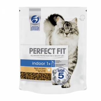 PERFECT FIT Cat Indoor, Pui, hrană uscată pisici, 750g pentruanimale.ro