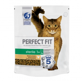 PERFECT FIT Cat Sterile, Pui, hrană uscată pisici sterilizate, 1.4kg 1.4kg imagine 2022