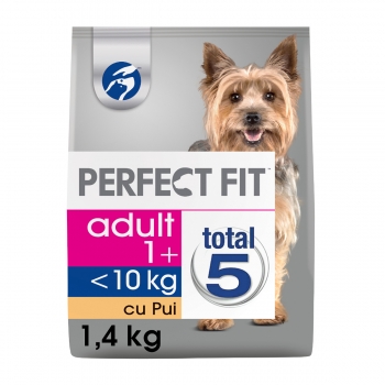 PERFECT FIT Dog Adult Small, Pui, hrană uscată câini, 1.4kg 1.4kg imagine 2022
