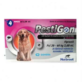 Pestigon Dog L, 20-40 kg, 4 pipete imagine