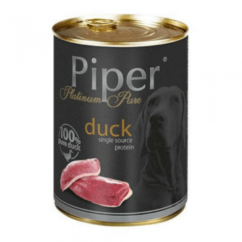 Pachet Piper Pure cu Carne de Rata, 6×400 g pentruanimale.ro imagine 2022