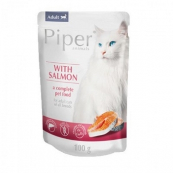 Piper Cat Adult cu Somon, 100 g 100 imagine 2022