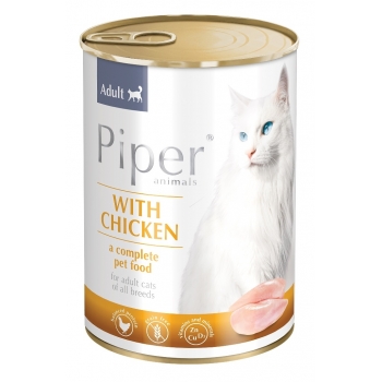 Piper Adult Pisica cu Piept de Pui, 400 g imagine