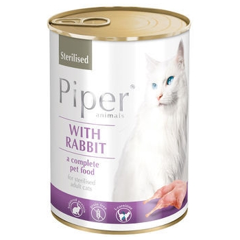 Pachet Piper Cat Adult Sterilizat cu Iepure, 6×400 g pentruanimale.ro