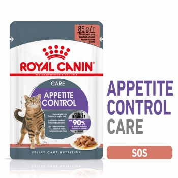 ROYAL CANIN Appetite Control Care, hrană umedă pisici, adult sterilizat, reglarea apetitului, (în sos), 85g (în imagine 2022