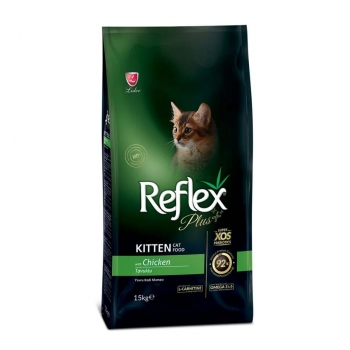 Reflex Plus Kitten cu Pui, 15kg 15kg imagine 2022