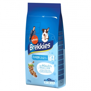 BREKKIES Excel Junior Original, Pui, hrană uscată câini junior, 20kg 20kg imagine 2022