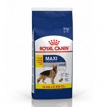 Royal Canin Maxi Adult, hrană uscată câini, 15kg + 3kg gratuit pentruanimale.ro imagine 2022