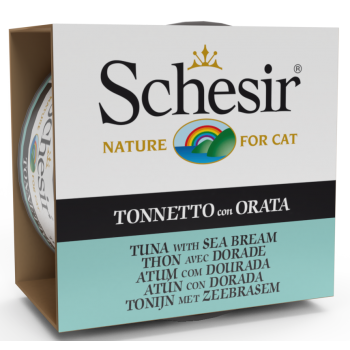 Schesir Cat Sea Specialities Conserva Ton si Dorada, 85 g imagine