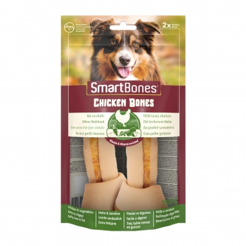 SMARTBONES Classics Chicken Bones Medium, recompense câini, Oase aromate Pui, 2buc pentruanimale.ro imagine 2022