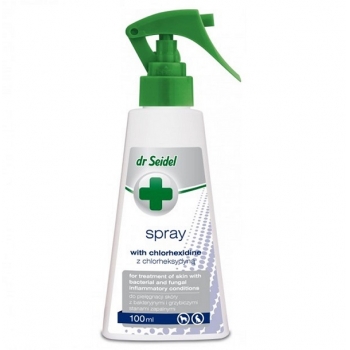 Spray Pentru Caini Si Pisici Dr. Seidel Cu Clorhexidina 4%, 100 ml Dr. Seidel imagine 2022