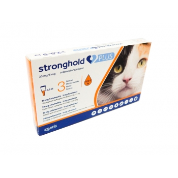 Stronghold Plus Pisica 30 mg, 2.5 kg-5 kg, 0.5 ml, 3 pipete pentruanimale.ro imagine 2022