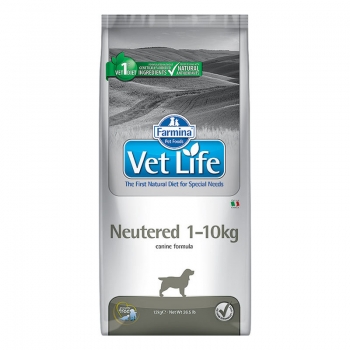 Vet Life Natural Diet Dog Neutered 1-10kg 2 kg pentruanimale.ro