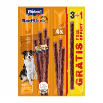 Vitakraft Beef Stick pentru câini,cu curcan,48g, 3+1 Promo pentruanimale.ro imagine 2022