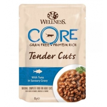 Hrana Umeda Wellness Core Cat Tender Cuts cu Ton, in Sos, 85 g Cat imagine 2022