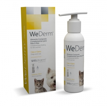 WEPHARM WeDerm, suplimente piele și blană câini și pisici, suspensie orală, 100ml 100ml imagine 2022