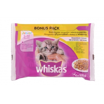 Whiskas Multipack Junior 4 x 100 g imagine