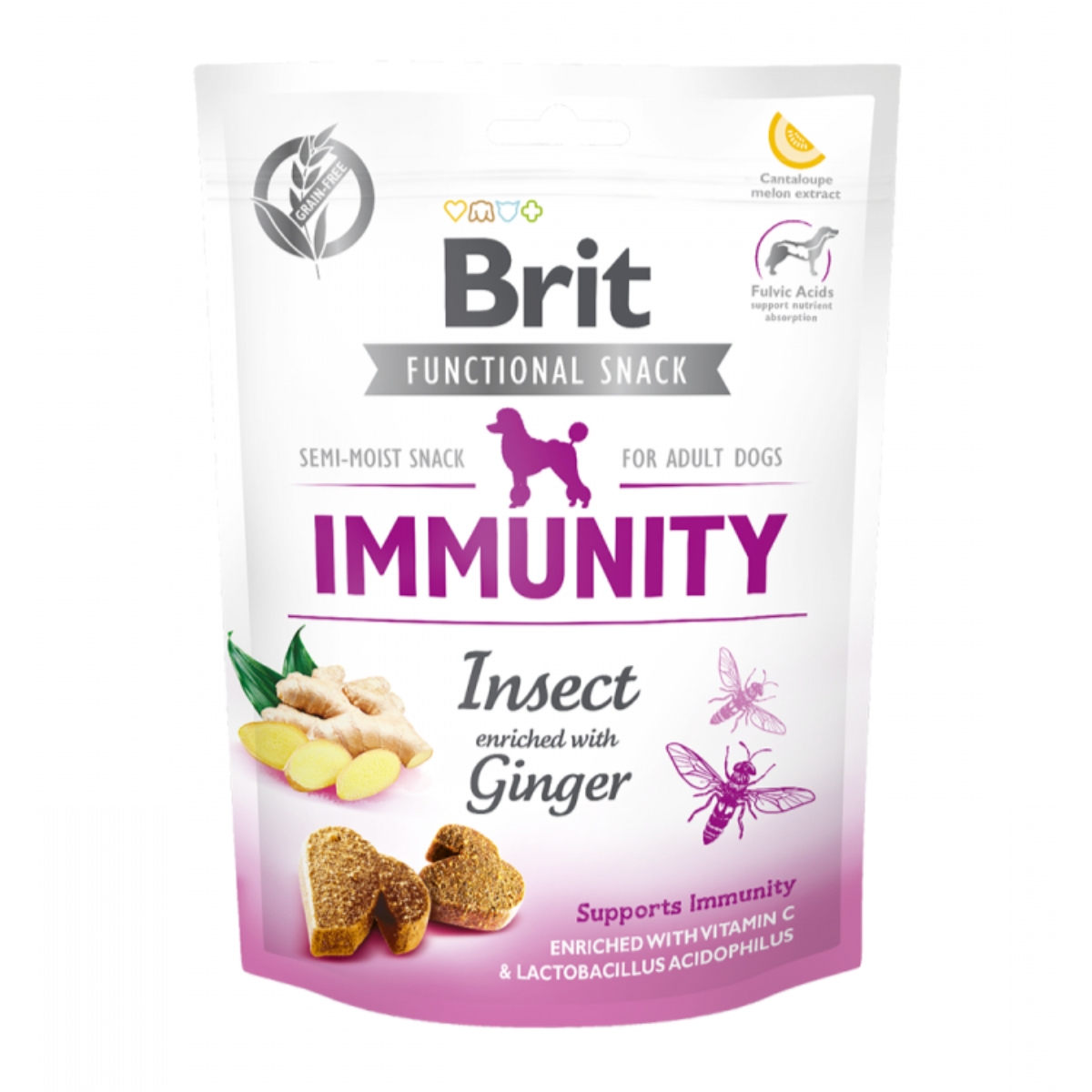 Validation Flash Trip BRIT Care Functional Snack Immunity Insecte Ghimbir Recompense Câini -  Pentruanimale.ro